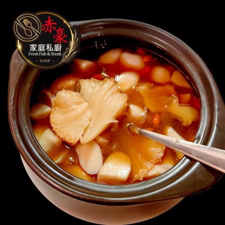 【赤豪】料多多麻油猴頭杏鮑菇湯7包（600g+-10%/包）