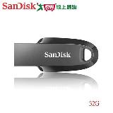 SanDisk Ultra Curve 32G隨身碟CZ550-黑