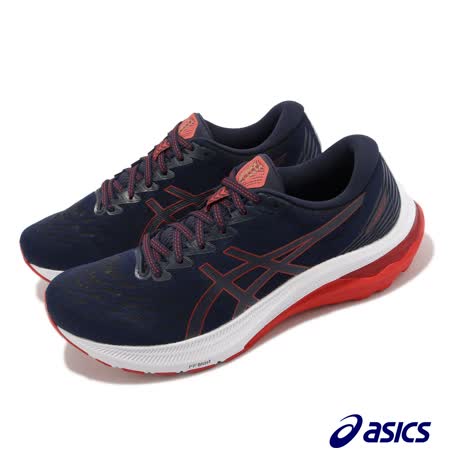 Asics 慢跑鞋 GT-2000 11 男鞋 深藍 紅 路跑 多功能 運動鞋 穩定 包覆 1011B441402