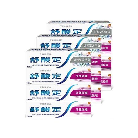 SENSODYNE 舒酸定
長效抗敏120g牙膏超值12入組