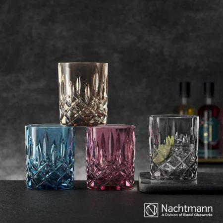 【德國Nachtmann】貴族復古系列-任選威士忌杯2入組-莓果紅/菸草棕