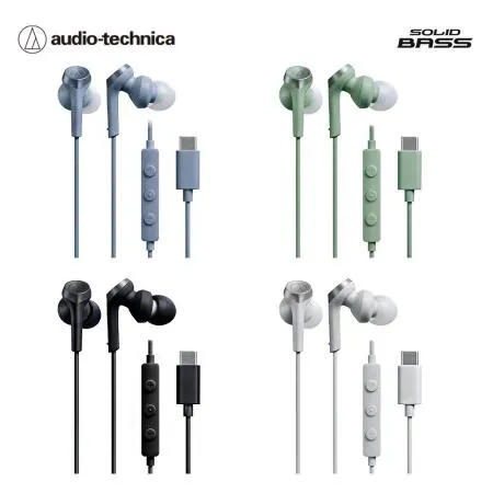 【audio-technica 鐵三角】ATH-CKS330C USB Type-C 耳塞式耳機麥克風