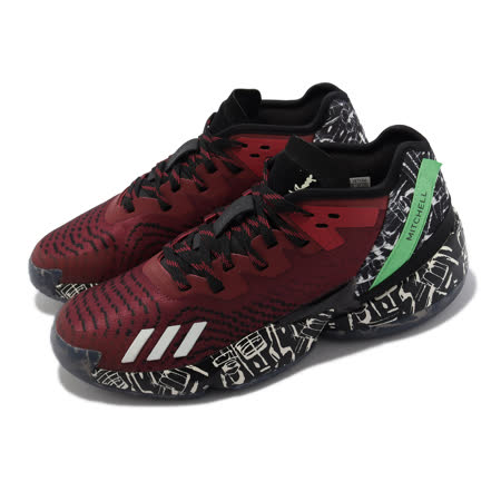 adidas 籃球鞋 D.O.N. Issue 4 男鞋 紅 黑 新年 米契爾 Mitchell 愛迪達 IF2162