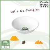 (任選)(新品)【美國康寧 CORELLE】SNOOPY史努比露營趣 300ml沙拉碗