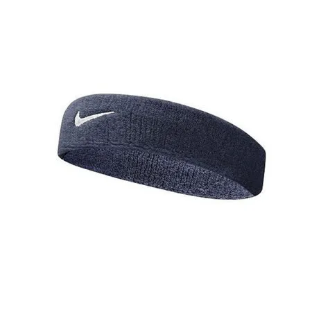 Nike 頭帶 Swoosh 男女款 髮帶 運動 吸汗 毛巾布 藍 NNN0741-6OS