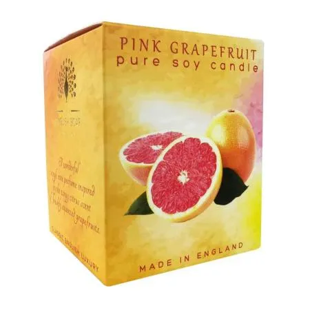 【英國製皂】The English Soap Company 天然植物蠟燭-粉紅葡萄柚