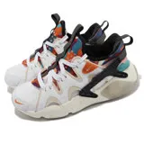 Nike 休閒鞋 Wmns Air Huarache CRAFT 女鞋 米白 橙色 武士鞋 FD4621-181