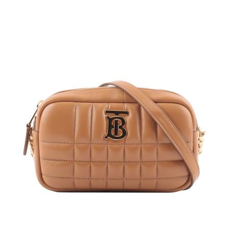 BURBERRY
Lola縫線羊皮相機包