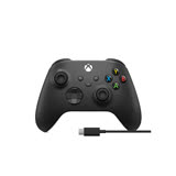Microsoft 微軟 Xbox 無線控制器（磨砂黑）+ USB-C 纜線