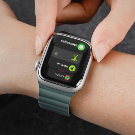 魚骨牌 MAGEASY VETRO 3D 滿版防撞保護貼 Apple Watch 8/7 41mm 