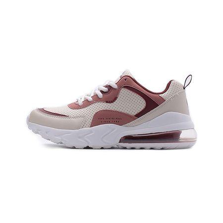 AIRWALK 拼接半掌式氣墊跑鞋 米紅 AW63209 女鞋