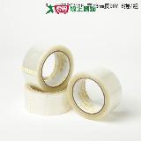 Globe地球牌 OPP封箱膠帶-48mm 90Y(80m)6捲 黃701E 透明 包裝【愛買】
