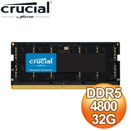 美光Micron Crucial NB DDR5-4800 32G 筆記型記憶體