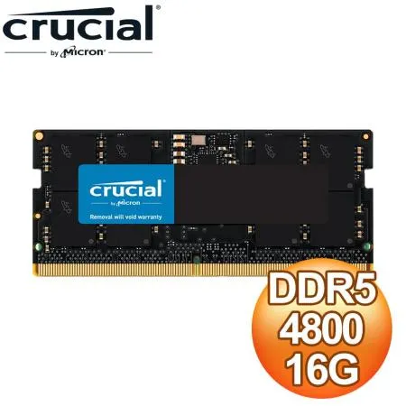 Micron 美光 Crucial NB DDR5-4800 16G 筆記型記憶體