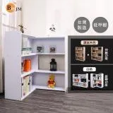 BuyJM MIT低甲醛三層轉角伸縮收納櫃(寬60-110cm)置物櫃/展示櫃/公仔櫃/書櫃