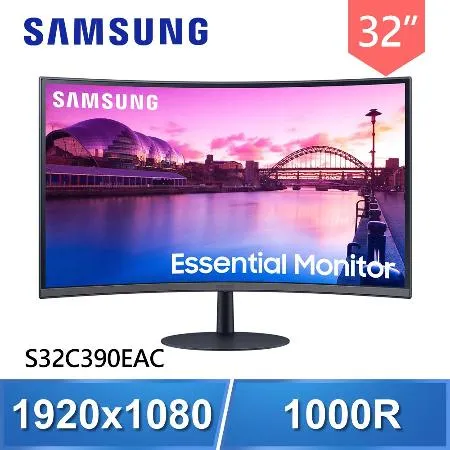 Samsung 三星 S32C390EAC 32型 1000R曲面螢幕