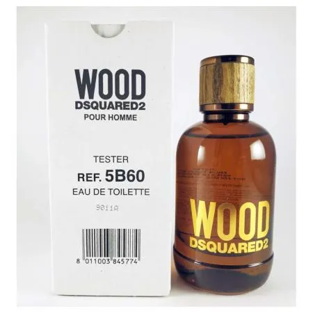 DSQUARED2 WOOD 天性男性淡香水 100ml-Tester包裝