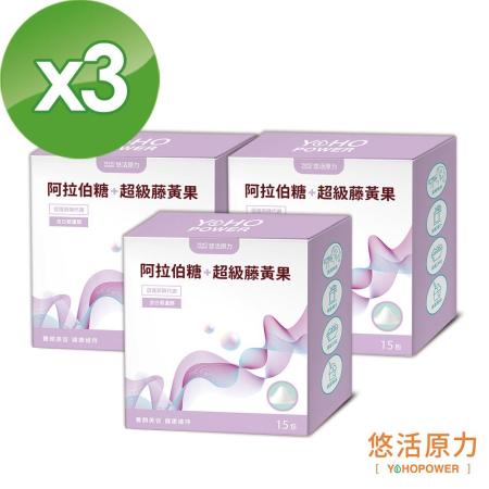 【悠活原力】
阿拉伯糖+超級藤黃果X3盒 
