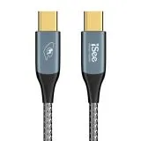 【iSee】USB-C to C 45W PD鋁合金充電傳輸線1.5M（IC-CC826）