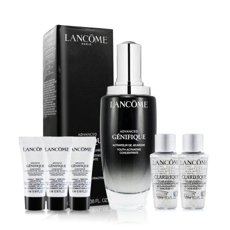 LANCOME 蘭蔻 超未來肌因賦活露(100ml)-國際航空版-贈肌因賦活露(5ml)X3+超極光活粹晶露(10ml)