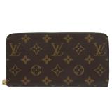 Louis Vuitton LV M41896 ZIPPY 新版經典花紋拉鍊長夾.紅 現貨