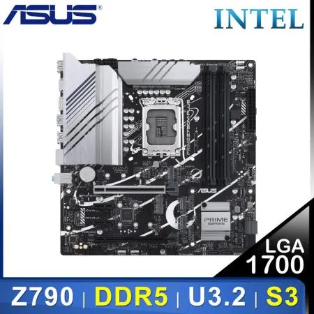 ASUS 華碩 PRIME Z790M-PLUS-CSM LGA1700主機板 (M-ATX/3+1年保)