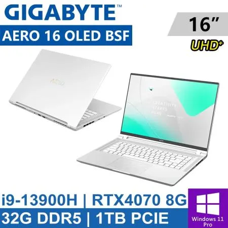 GIGABYTE技嘉 AERO 16 OLED BSF-A3TW964SP 16吋 銀 筆電