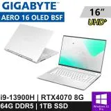 GIGABYTE技嘉 AERO 16 OLED BSF-A3TW964SP-SP3 16吋 銀 特仕筆電