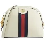 GUCCI 719881 Ophidia 經典GG LOGO斜背貝殼包.白