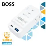 BOSS PD+QC 20W 智慧型極速充電2P插座 R-05P