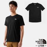 【美國 The North Face】男款 FLASHDRY吸濕透氣短袖圓領T恤(亞洲版型)/7WCW-JK3 黑 N L