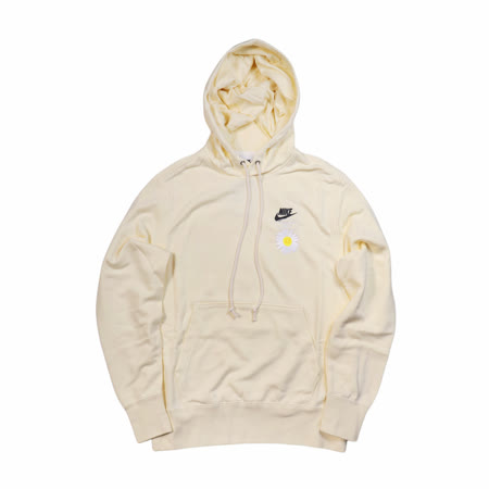 長袖 NSW 男款 淡黃 帽T 小雛菊 花卉 向日葵