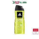 愛迪達男潔顏洗髮沐浴露超越挑戰400ml【愛買】