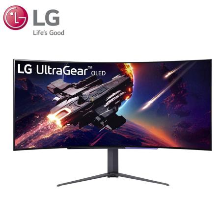 【LG 樂金】45型 UltraGear™ 21:9 WQHD曲面OLED 240Hz專業玩家電競顯示器45GR95QE