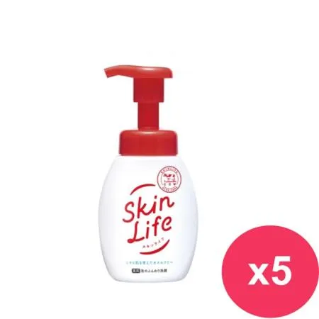 日本牛乳石鹼Skinlife滋卿愛泡洗顏慕斯160mlX5入