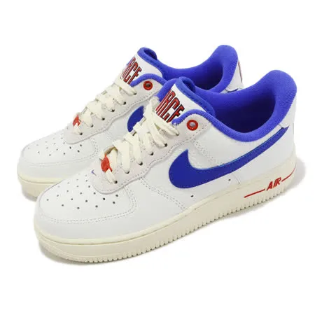 Nike Wmns Air Force 1 07 LX 女鞋 白 藍 Command Force DR0148-100