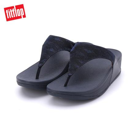 FITFLOP LULU GLITZ 金屬亮粉夾腳拖鞋 午夜海軍 6212-13533 女鞋