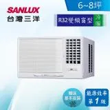 SANLUX 台灣三洋 4-6坪變頻窗型左吹式冷暖(SA-R41VHR)