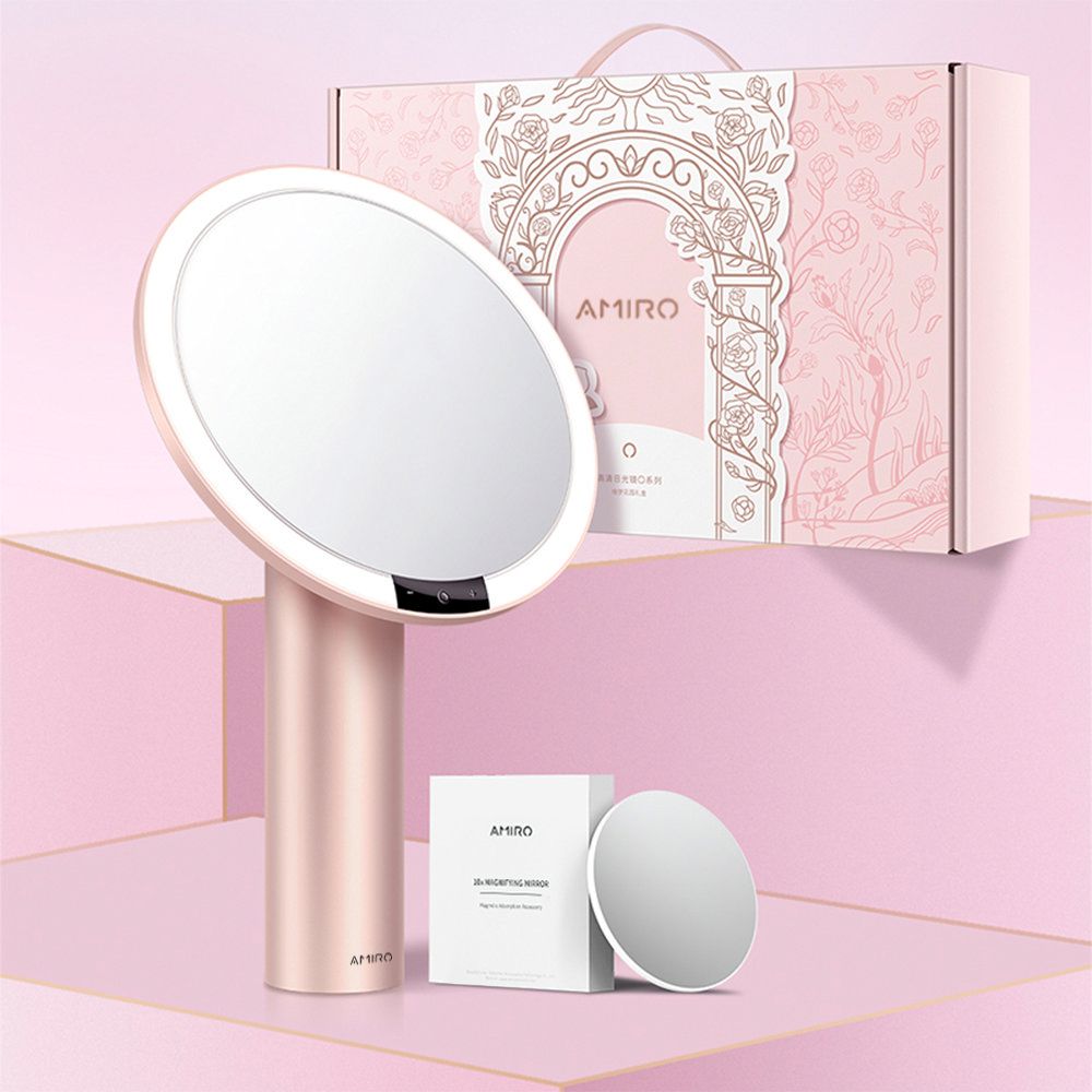 AMIRO 全新自動感光
LED化妝鏡 綺夢花園禮盒