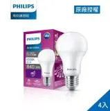 Philips 飛利浦 超極光真彩版 6.8W/840流明 LED燈泡-晝光色6500K-4入 (PL03N-4)