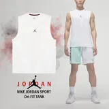 Nike 背心 Jordan Sport Tank Top 男款 白 快乾 休閒 運動 基本款 DM1828-100