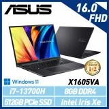 【13代新機】ASUS 華碩 X1605VA-0041K13700H 搖滾黑 16吋 效能筆電