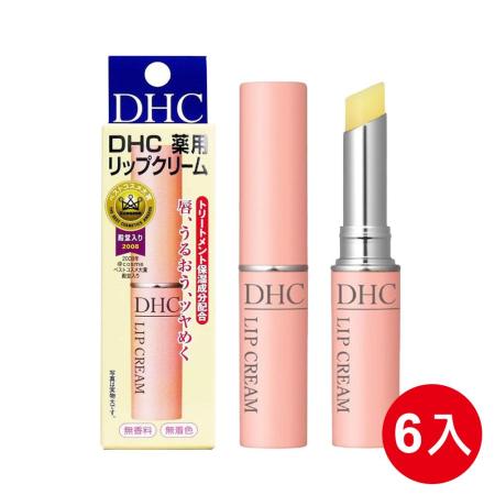 日本【DHC】純欖護唇膏 1.5gx6入組