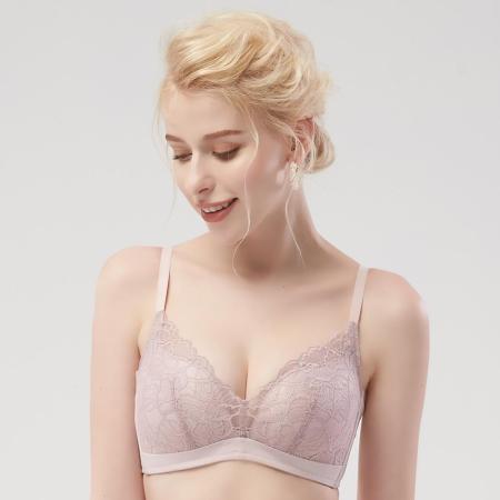 【思薇爾】花漾蝴蝶系列B-D罩無鋼圈蕾絲包覆內衣(膚)