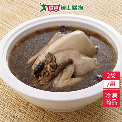 饗城狗尾草燉土雞2袋/組(白雞2200G/袋)【愛買】