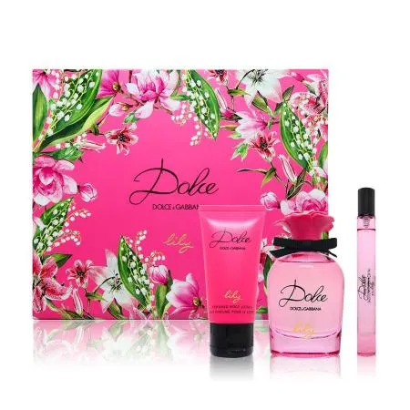 DOLCE & GABBANA Dolce Lily 幸福花園禮盒組 (75ml+10ml淡香精,50ml身體乳)