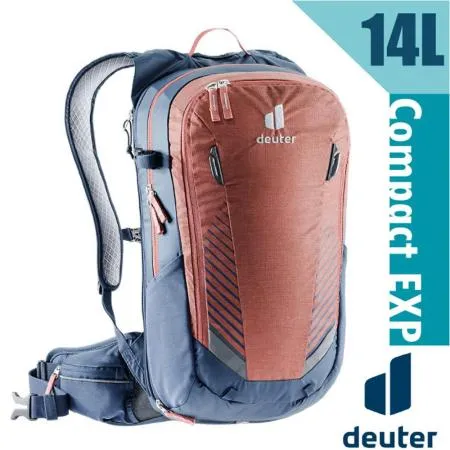 ☆【德國 Deuter】 Compact EXP 自行車背包14L.健行背包.休閒運動旅遊背包/3206121 紅/藍