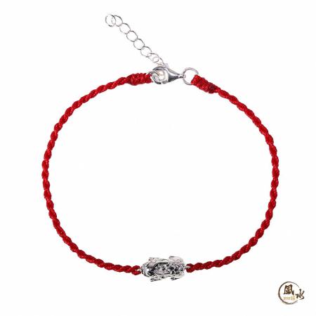 【風水好好玩】925純銀
旺財貔貅紅繩手鍊