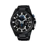 casio edifice系列 光速逆轉勝三眼賽車運動錶-藍x黑