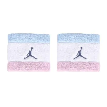 NIKE JORDAN M TERRY 腕帶 2入-護腕 籃球 網球 羽球 白淺粉淺藍